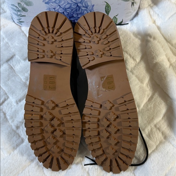 NWOB Madewell lace up combat boots size 10 - Picture 8 of 9